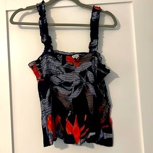 Tube top with straps